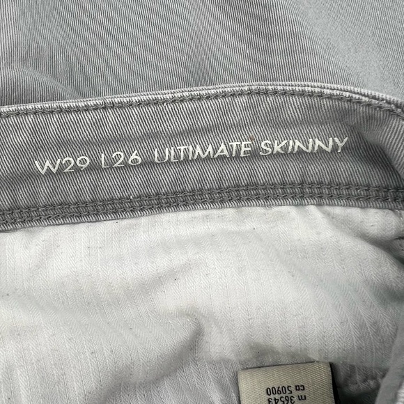 Calvin Klein Gray Ultimate Skinny Jeans 29 x 26 Men’s - Picture 4 of 5